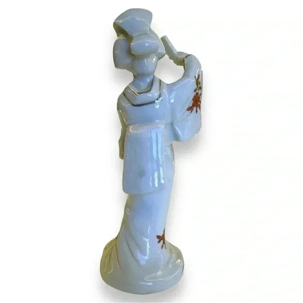 VTG 1970s Porcelain Japanese Woman Figurine - Picture 3 of 5